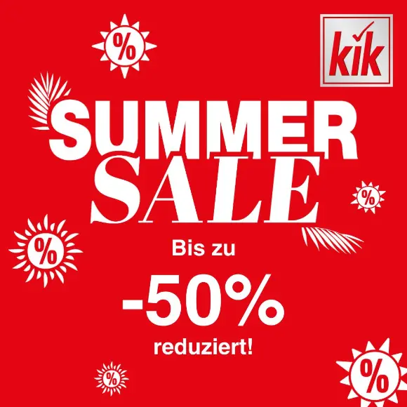 Sommer Schnäppchen bei KiK!